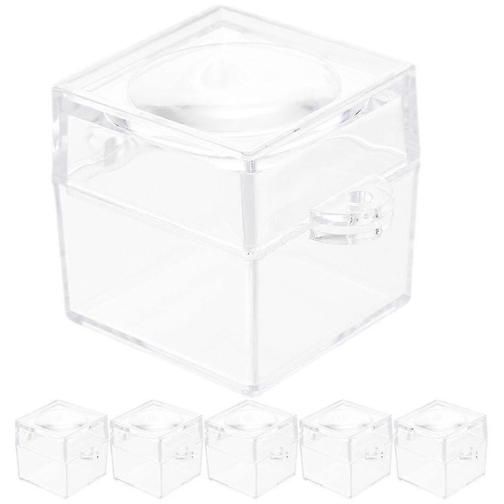 6pcs Convenient Bug Viewers Portable Magnifying Jars Household Magnifier Boxes