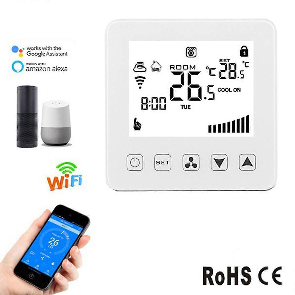 for Smart Wifi Thermostat Lcd Touchscreen Heating Thermostat Timing Programming