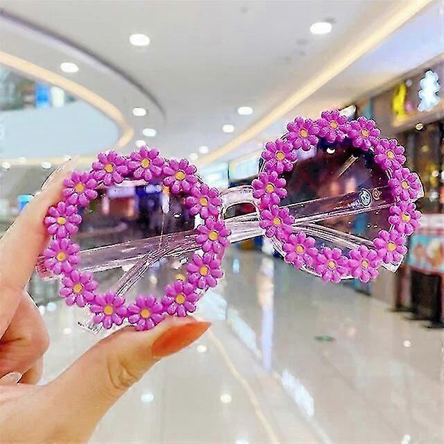 3 סגנונות ילדים משקפי שמש פרח דייזי משקפי שמש לתינוקות בנים בנות גוונים משקפיים ילדים סטודנטים קיץ UV400 הגנה משקפיים