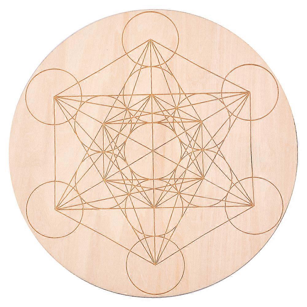 Eco-Friendly Board Cup Mat Flat Round BurlyWood 20x0.3cm