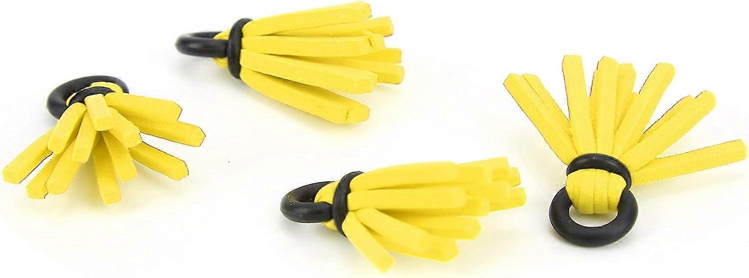 Foam Float Easy Install & Carry, Ideal Tool Accessories for Fly Fishing, Connect & Detach Easily with Rubber Ring, Yellow