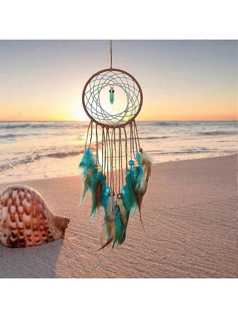 1 قطعة اليدوية البوهيمية نمط الحلم الماسك الجدار معلقة ، ديكور المنزل جدار الفن