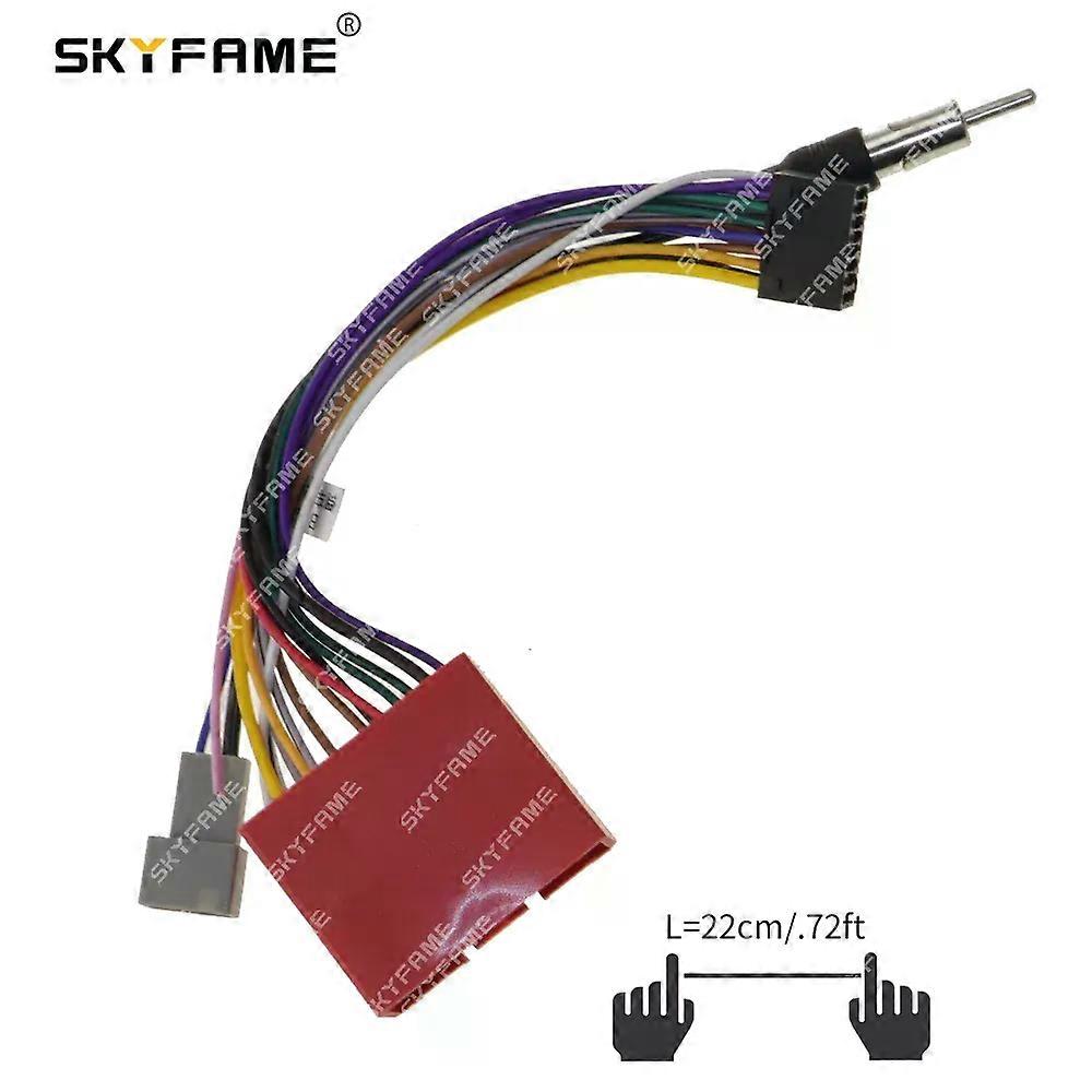 16ピンカーステレオワイヤーハーネスアダプターAndroidラジオ電源ケーブルマツダ2/3/5/6BT-50に適用