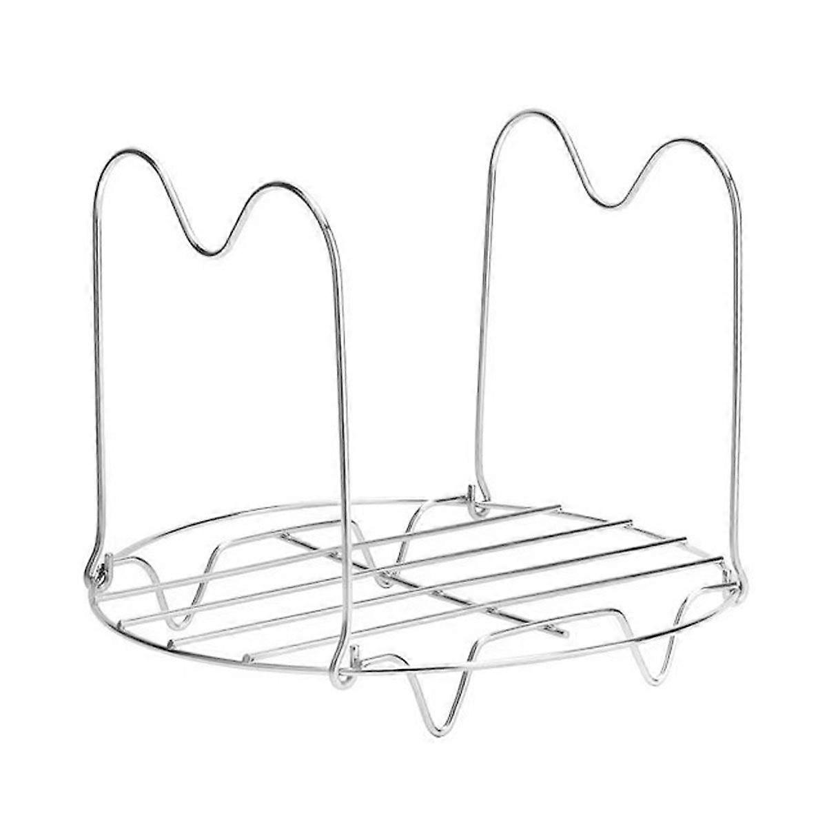 With handles Compatible with Instant Pot Accessories 6 Qt 8 Quart, Pressure Cooker Trivet Wire Steam Rack, Great for Lifting out Whatever Delicious Me