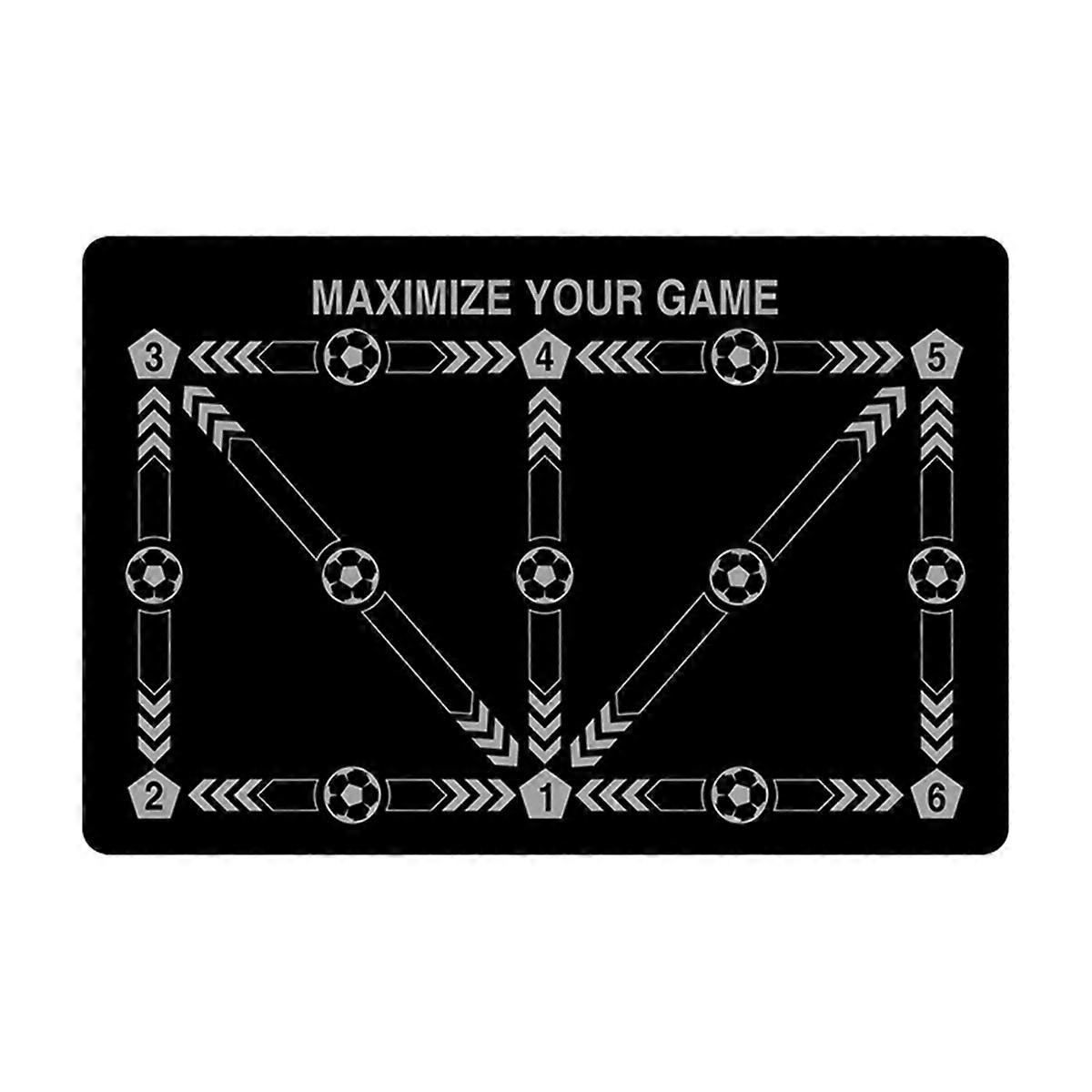 Football Footstep Training Mat, Non-Slip Footstep Training Mat, Soccer Train Mat for All Levels,for