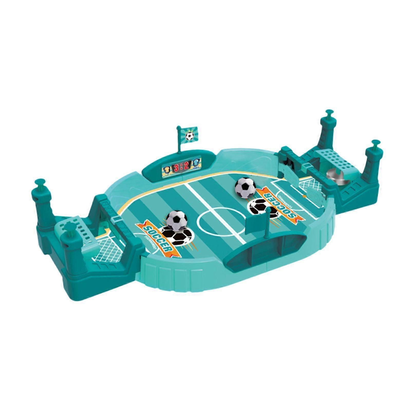 卓上サッカーゲーム 家族のためのデスクトップサッカーゲーム 寮 パーティー ブルー