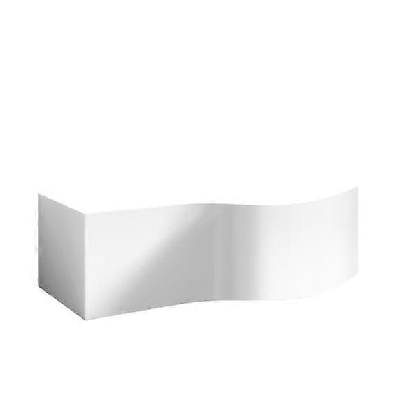 Nuie B Shaped Shower Bath End Panel - 750mm - White