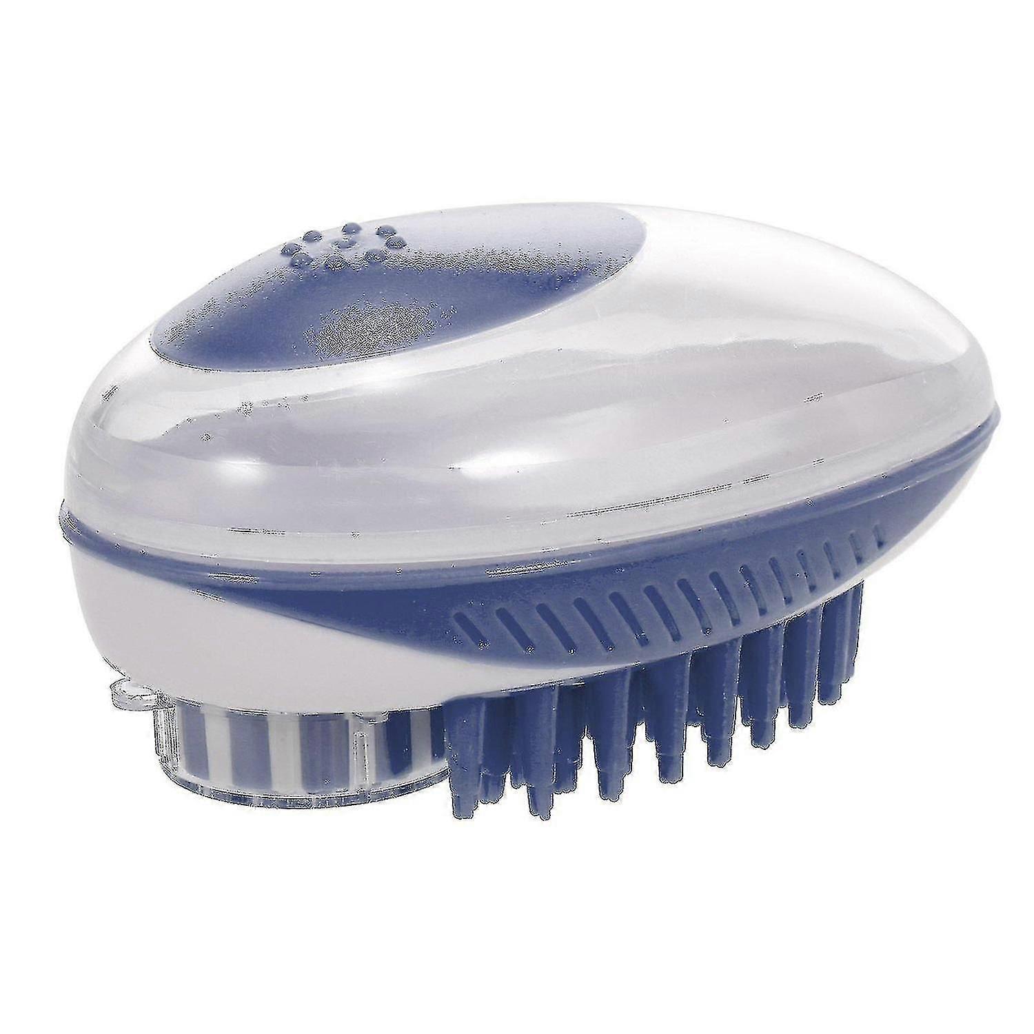 2 In 1 Pet Brush Bath Massage Brush (1 Piece, Blue)