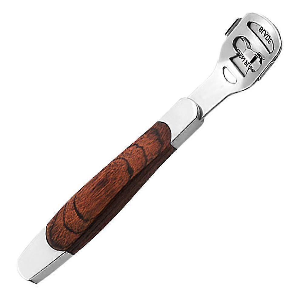 Foot Rasp Wood Handle Callus Shaver , Pedicure Foot File Kit, Heel Scraper For Feet