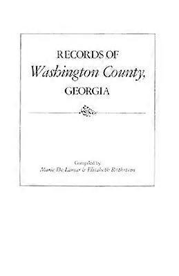 Records of Washington County Georgia