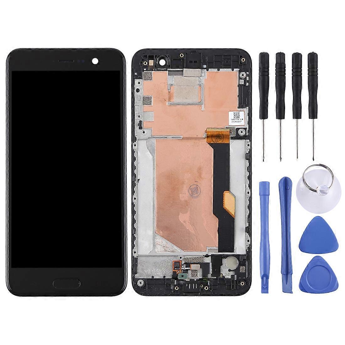 COMPATIBLE LCD Screen for HTC U Play Digitizer Full Assembly with Frame (Black)