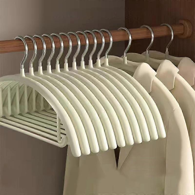 Household Dip Plastic Half-Round Coat Hanger Clothes Shelf Without Trace Drying