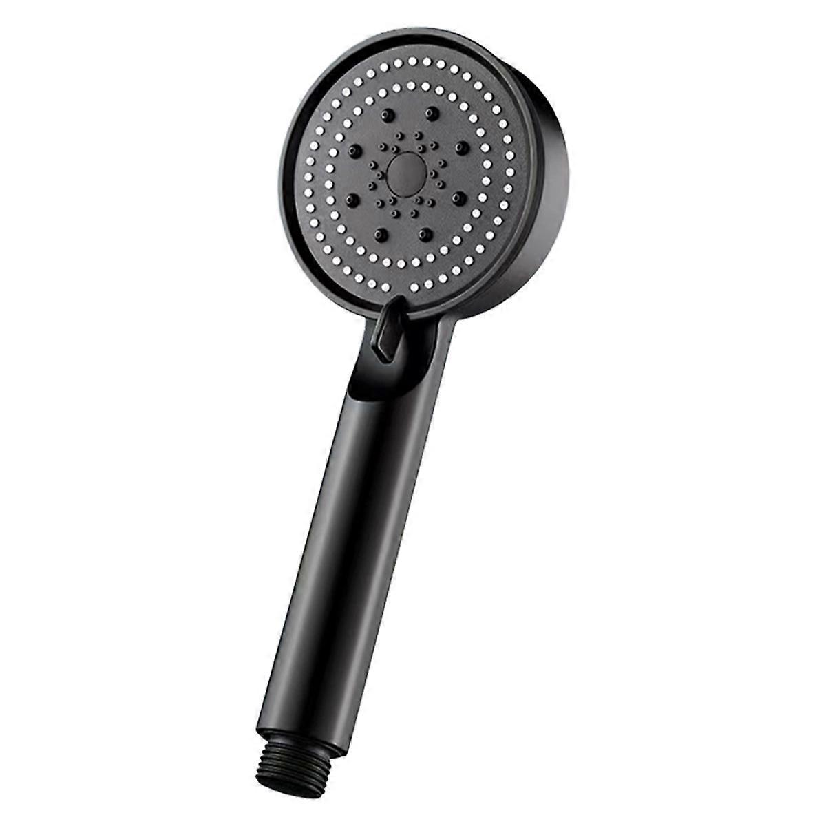 Shower Head with Handheld - 5-Setting Black Handheld Shower Head Anti-Clog Nozzles Free Water Pressure Adjustment for Everyone