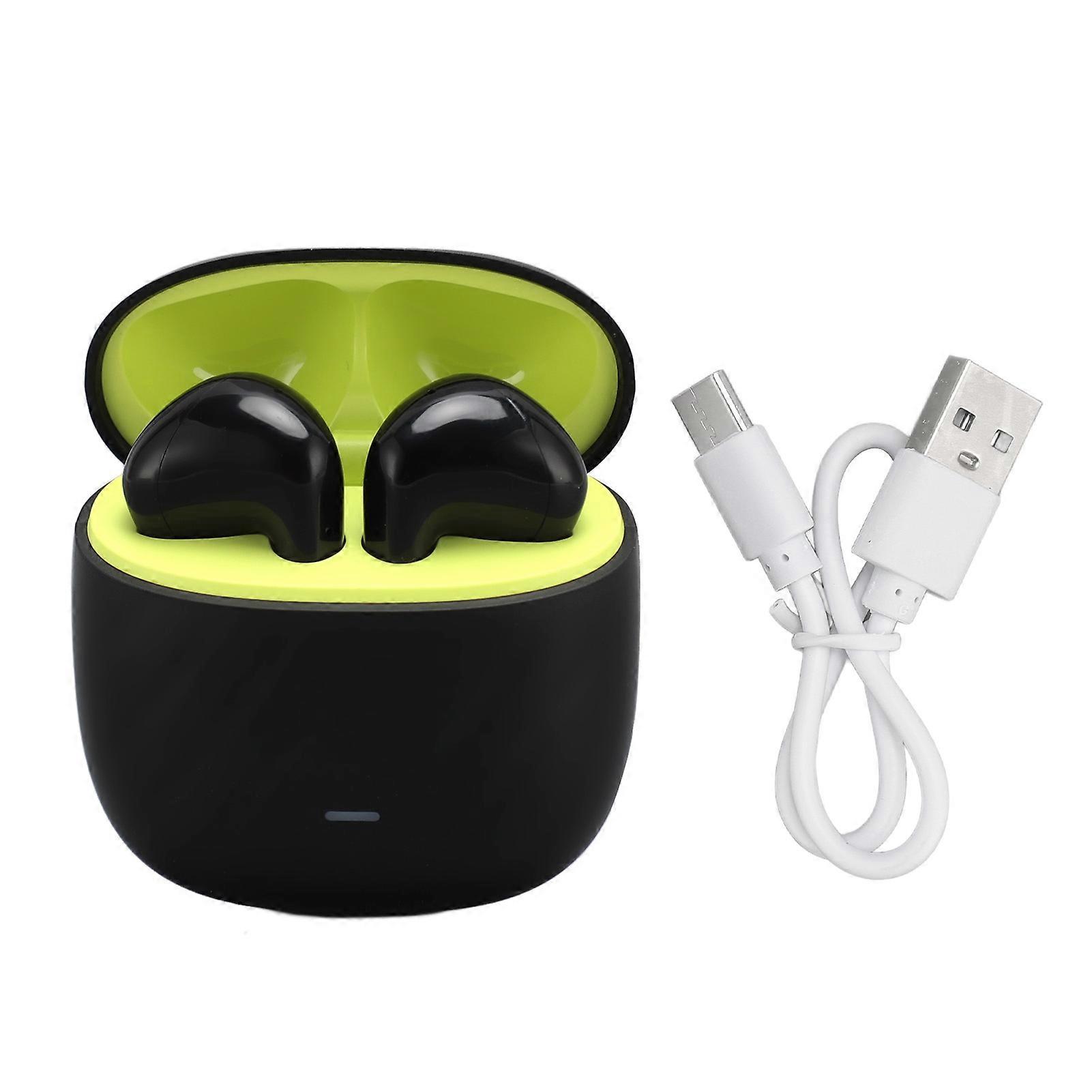 Bluetooth 5.3 Wireless In-Ear Headphones, Noise Cancelling, 84 Languages, Waterproof, Black