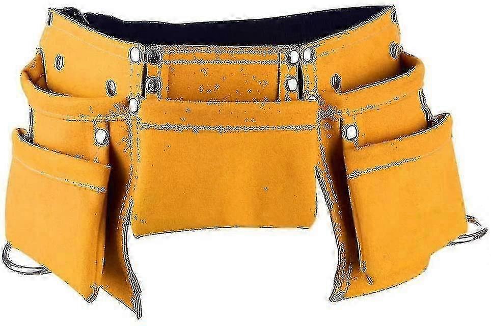 Multi-pockets Kids Tool Belt, Children's Leather Tool Belt Construction Tool