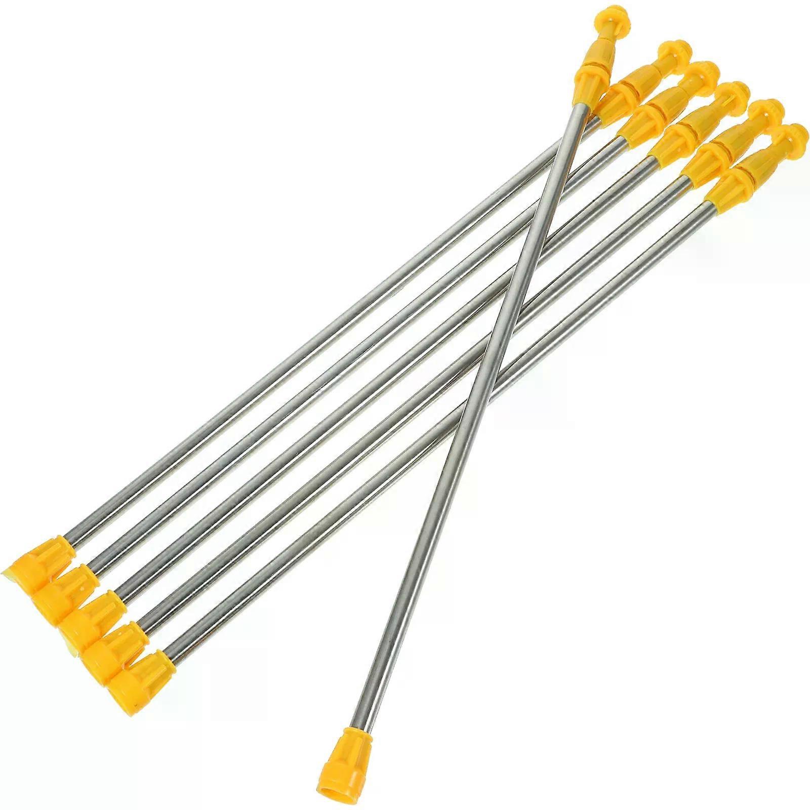 6pcs Adjustable Telescopic Misting Rods Water Sprinkler Sprayer Wands Replacement Rods(Random Style)