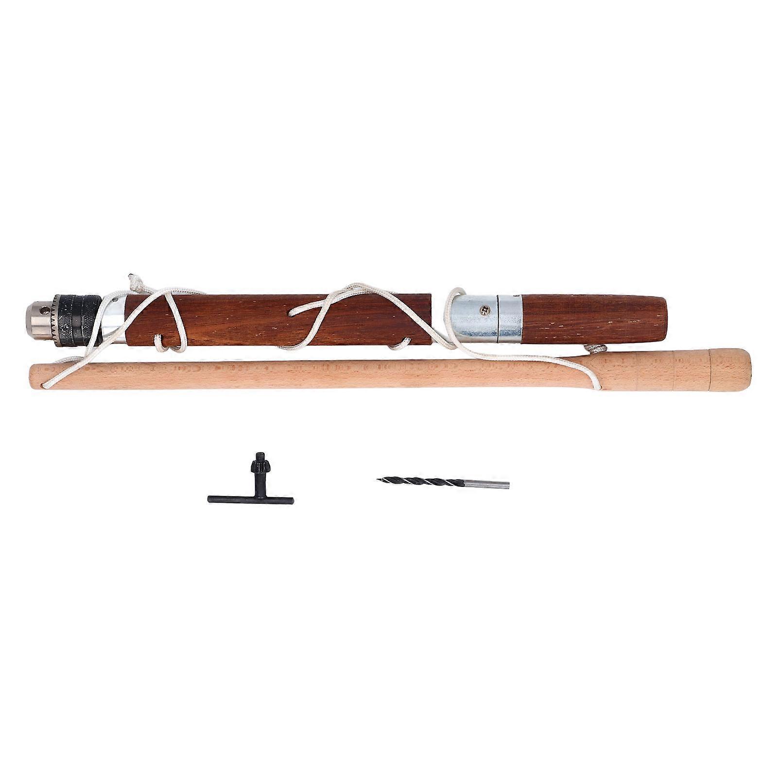 5mm Wood Brace Bit for Manual Hand Drill, Traditional Woodworking Tool with 1-10mm Clamping Range for Carpenters and Woodworkers
