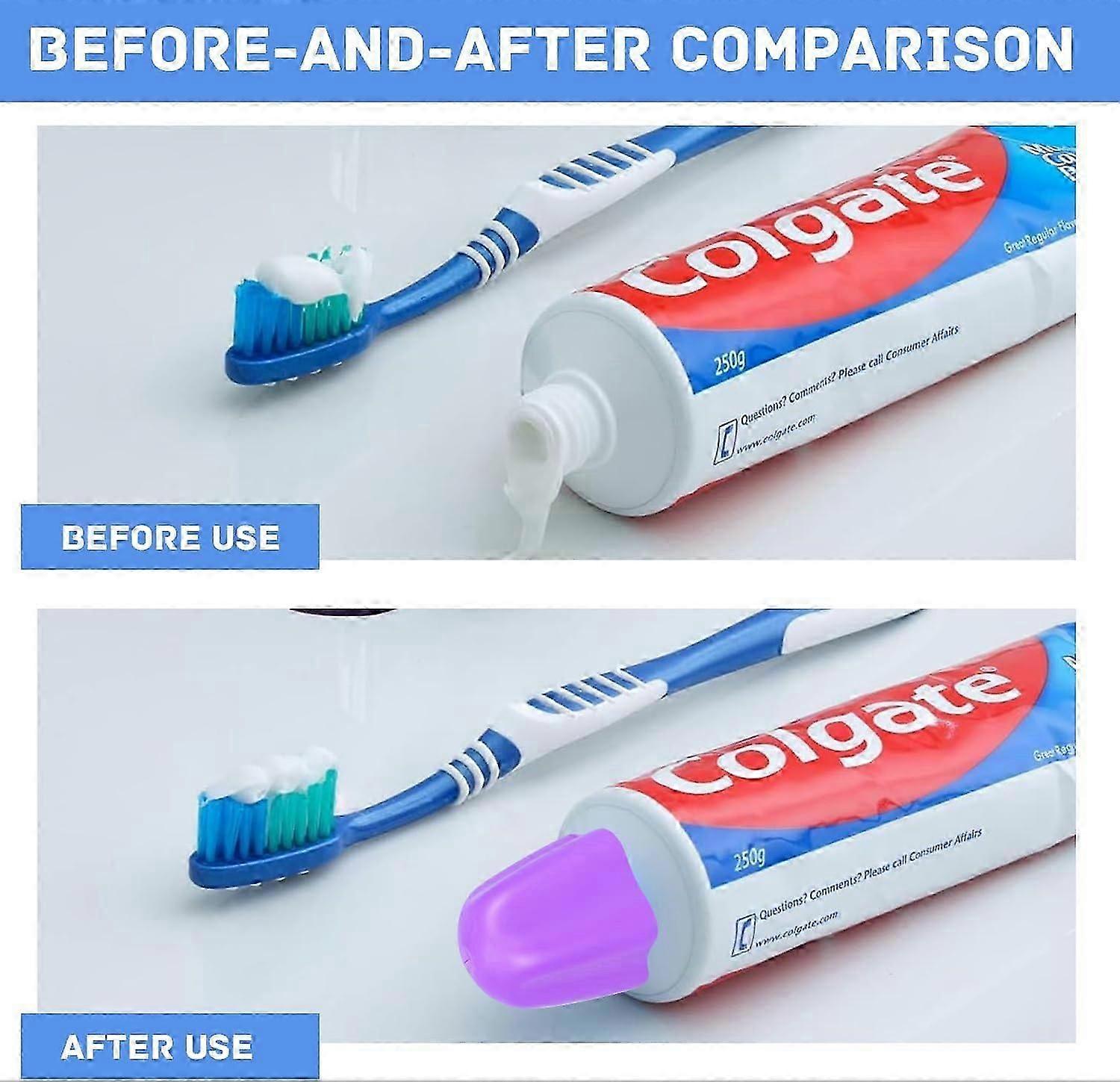 8pcs Toothpaste Cap Reusable Toothpaste Topper Toothpaste Caps Self ...