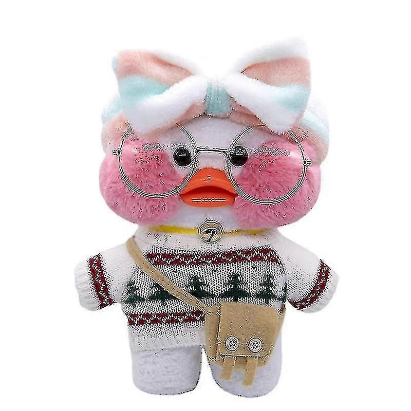 30 سنتيمتر بطة Lalafanfan Kawaii مقهى ميمي أفخم لعبة لطيف أفخم دمية هدية عيد ميلاد
