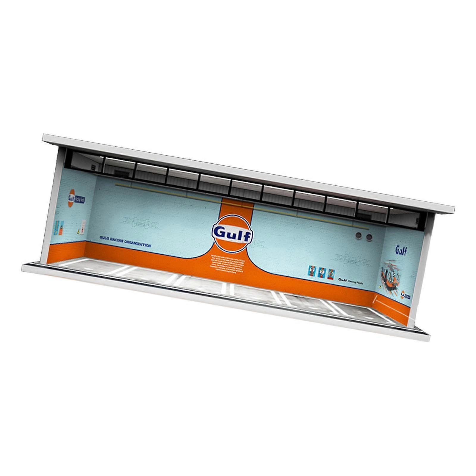 1/64 Diecast Car Display Case Vehicle Garage style A