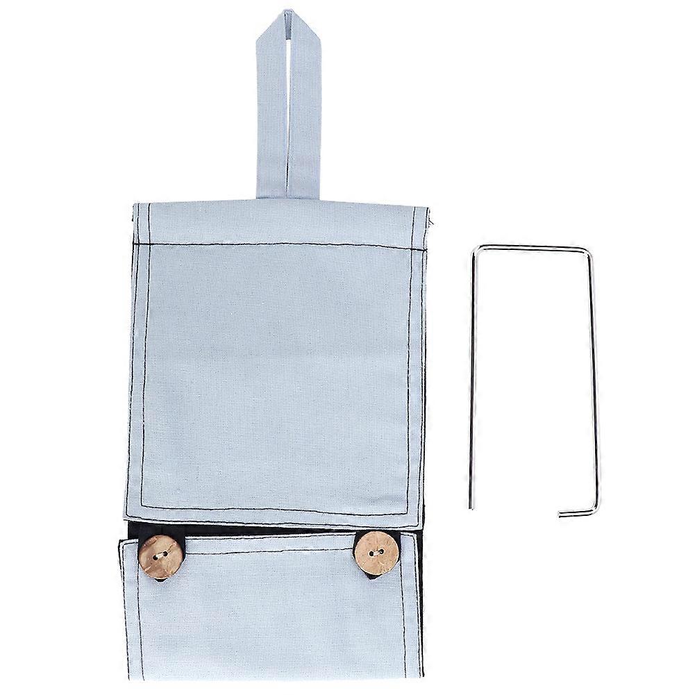 Cotton Tissue Box Holder for Toilet Paper and Napkins, Fabric Storage Bag, Roll Paper Organizer with Elegant Design