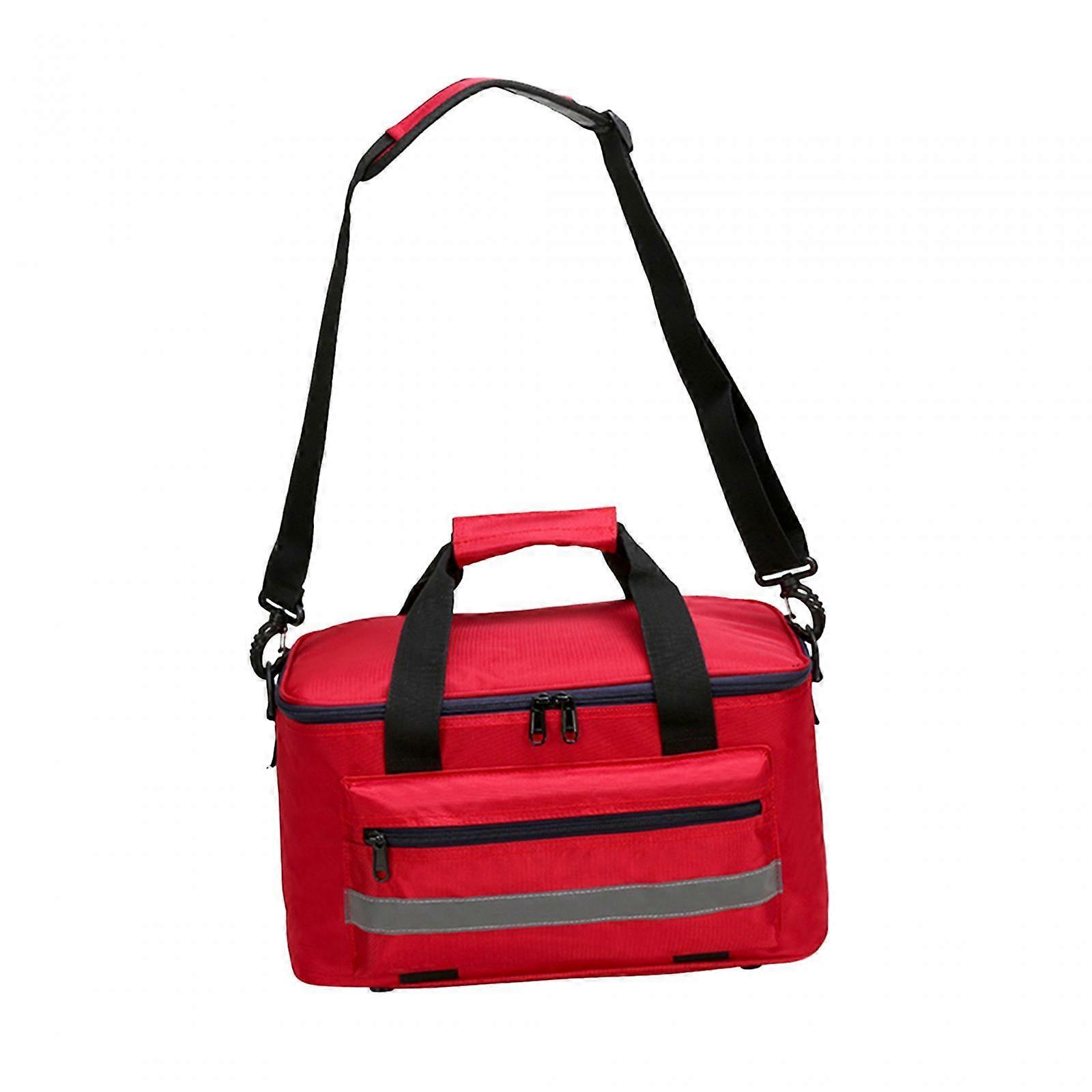 First Aid Kit Bag with Handle and Adjustable Strap Trauma Bag for Hiking