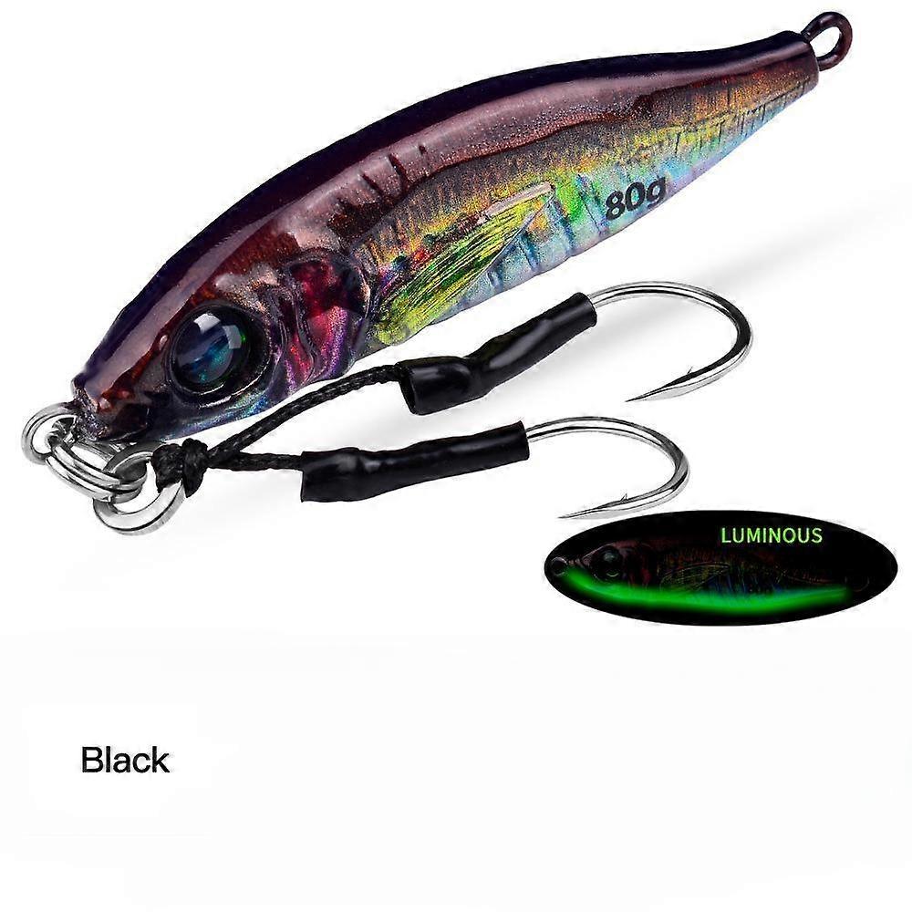 Luya Iron Plate Bait 3D Spray Printing Small Iron Plate Biomimetic Long Range Fishing for Leadfish In Freshwater Sea