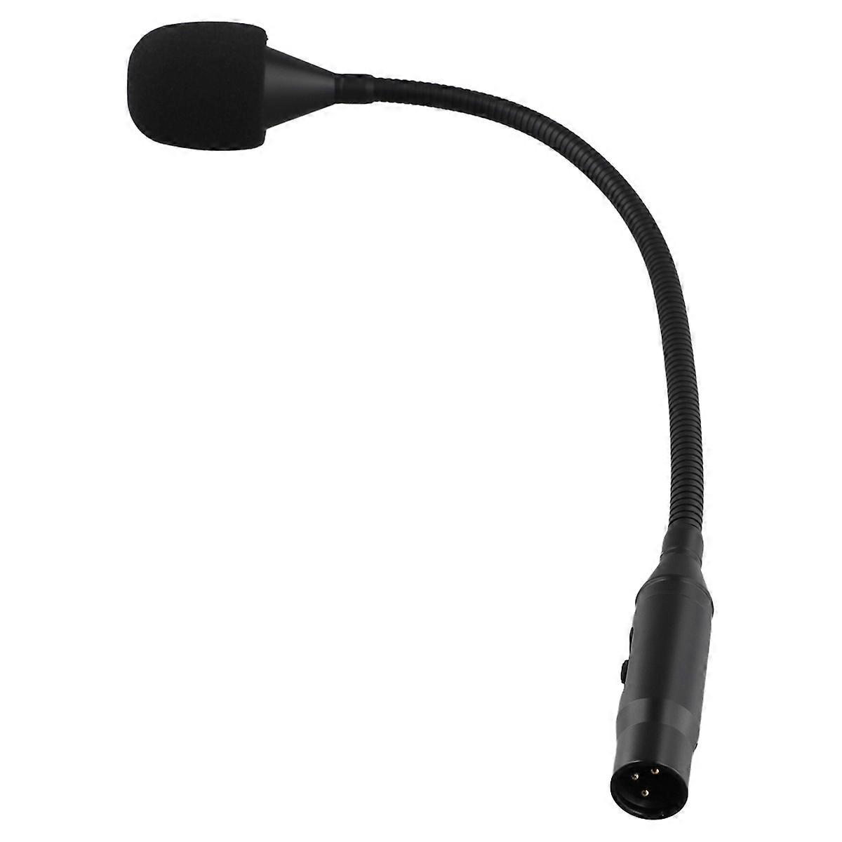 Gooseneck Microphone 3 Pin Flexible Noise Reduction