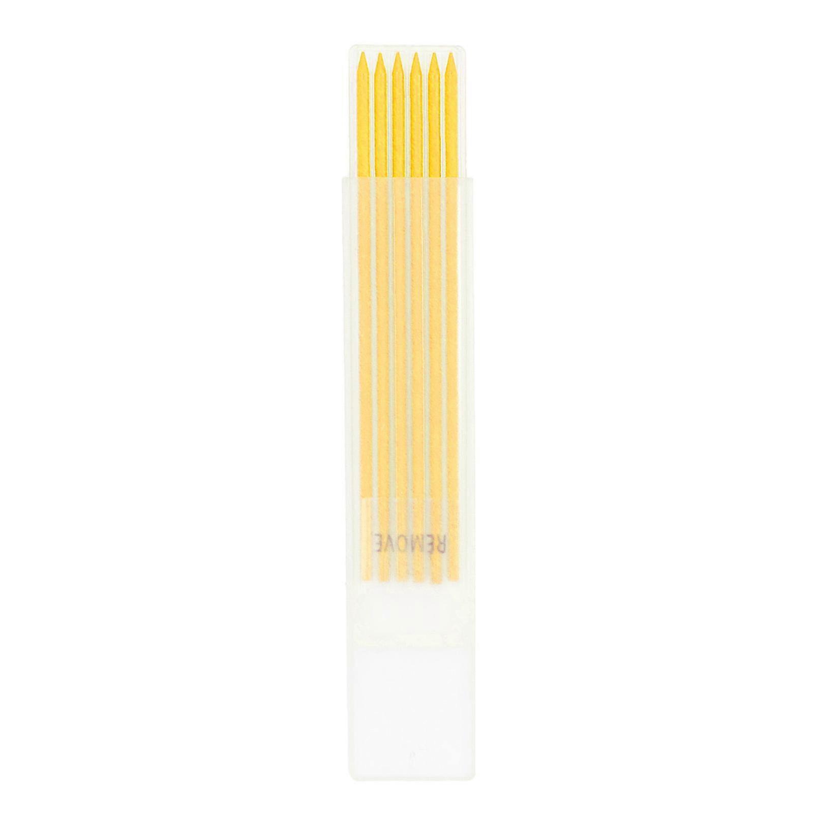 6Pcs Carpenter Pencil Refill 2.8mm HB Marking Scribing Tool Set Kit for Woodworking Yellow Wax