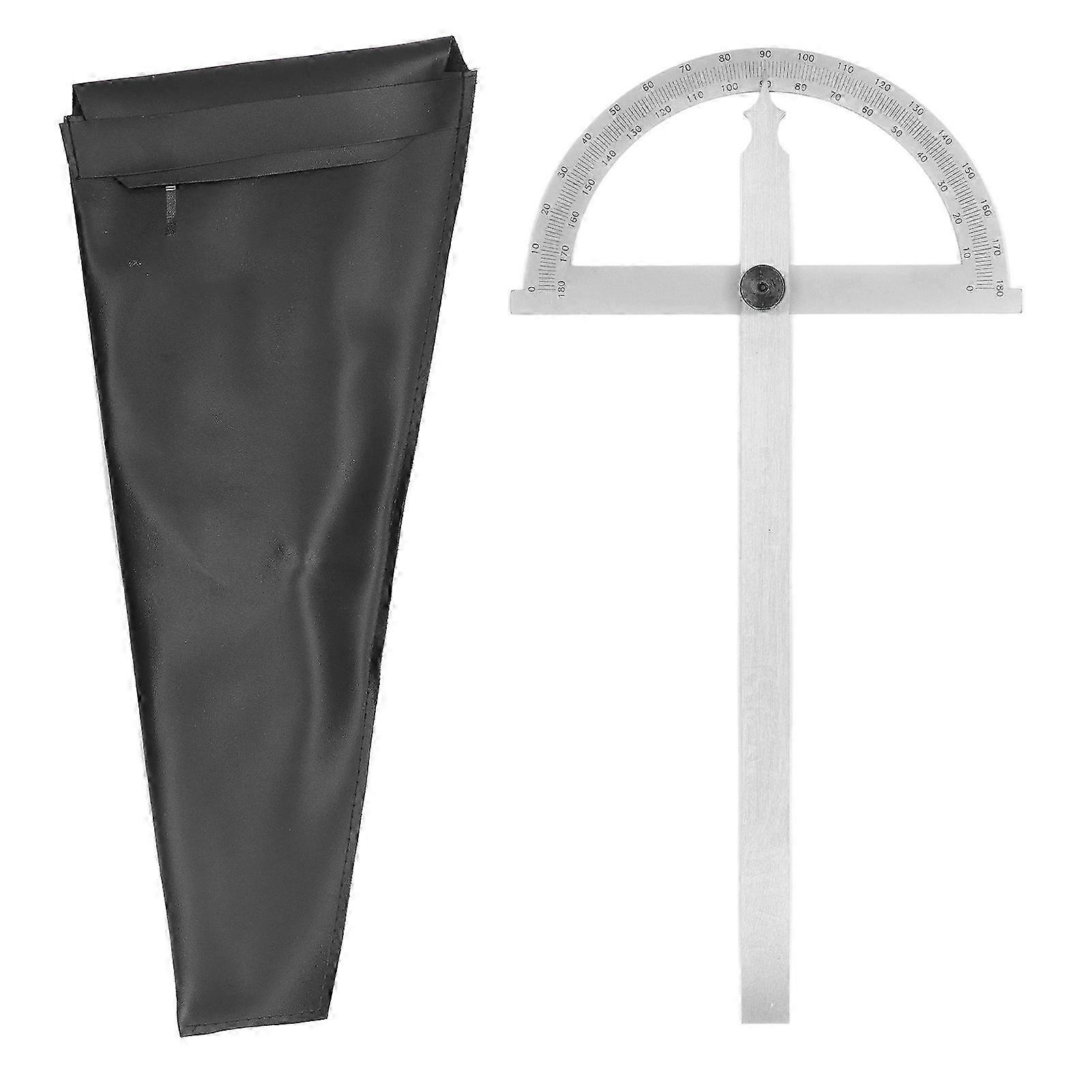 Angle Finder Carbon Steel Fastened Protractor with Scale Multifunctional Round Head Rotary Protractor