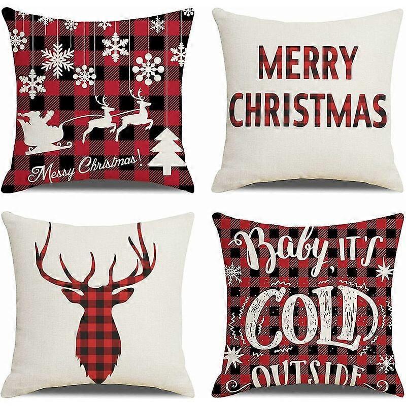 Throw Pillow Covers, Geometric Patterns Couch Pillow Cases, Elegant Style Square Cushion Cover for Home Decor, Durable and Reusable Machine Washable,