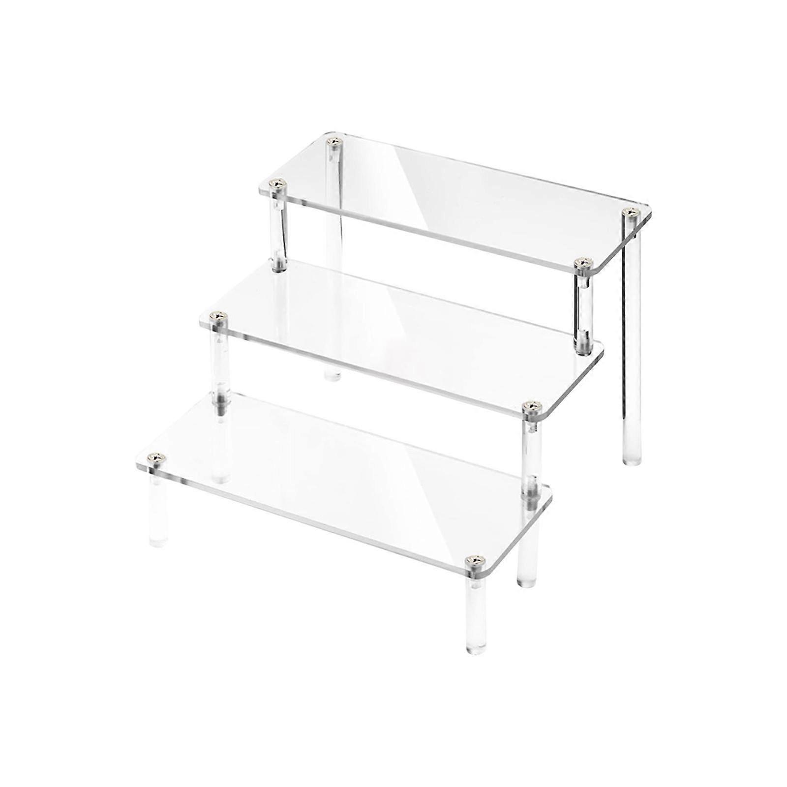 Acrylic Display Stand Acrylic Display Riser Jewelry Display Riser Shelf Clear