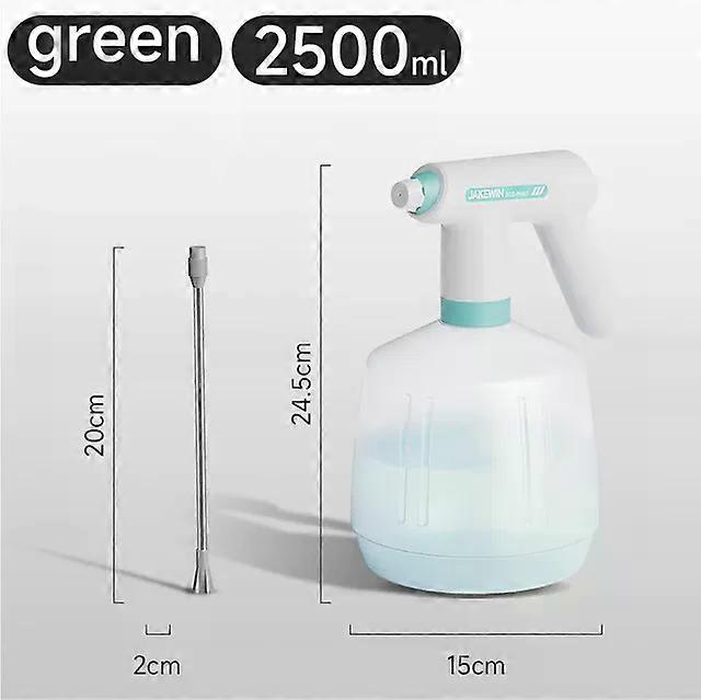 2000ML Electric Spray Bottle Rechargeable Garden Watering Can With Adjustable Nozzle Automatic Sprayer LED Display Garden Tool