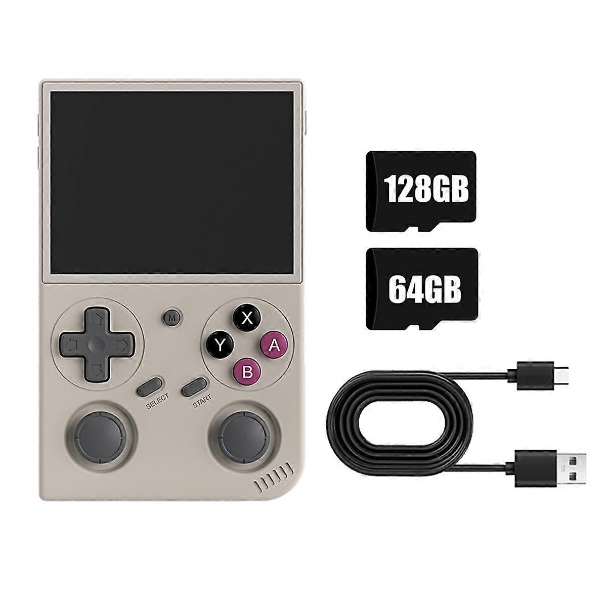 G350 RetroHandheld Game Console 64G+128G 10000+Games Linux 64-Bit System 3.5In IPS RK3326 Portable