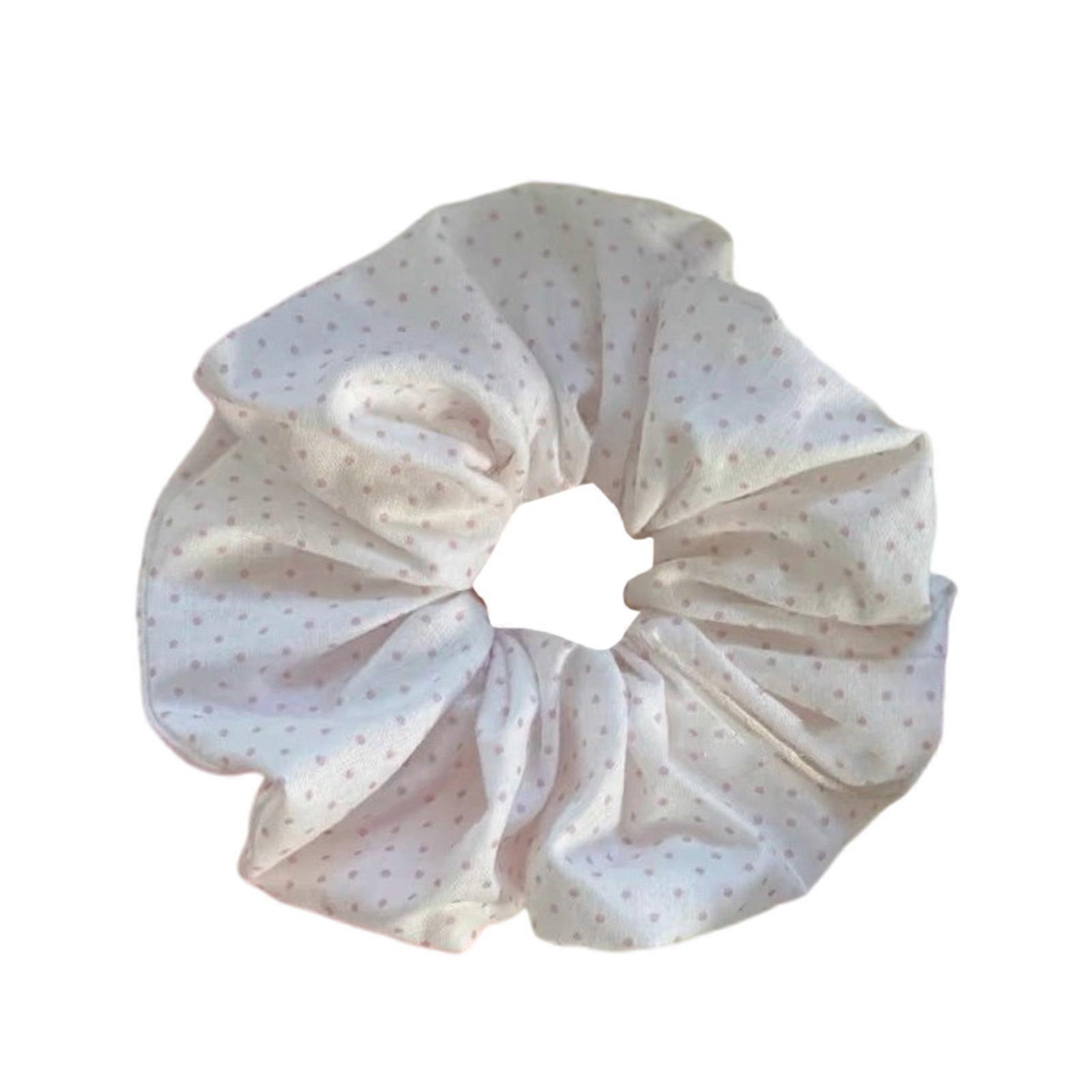 Δαντέλα Μαλλιά Scrunchies για Γυναίκες Μαλλιά Ελαστικά Δαχτυλίδια Μαλλιών Αισθητική Γραβάτα Μαλλιά Τραγανή Αλογοουρά Θήκη Μαλλιών Ροζ