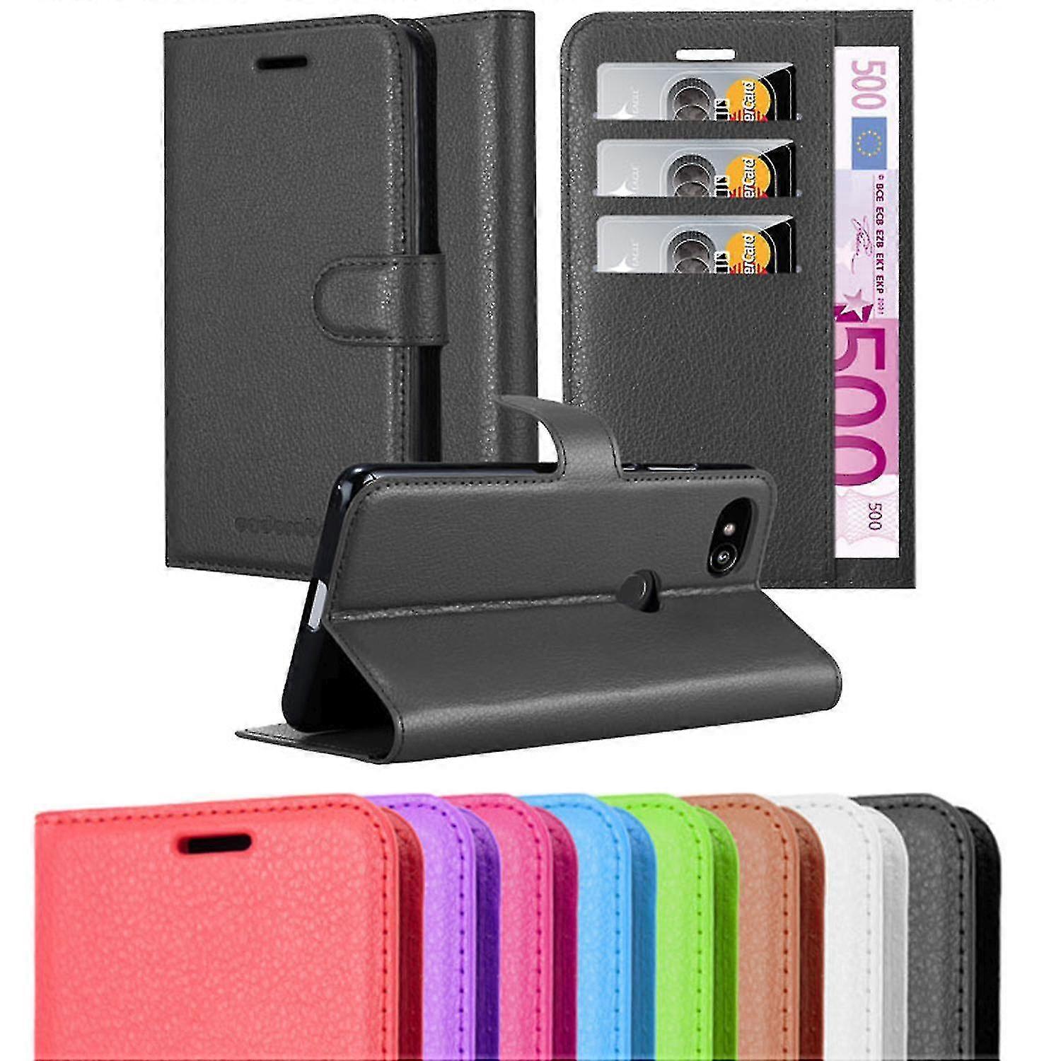Google Pixel 2 XL Protective Case with Card Slot and Stand Feature