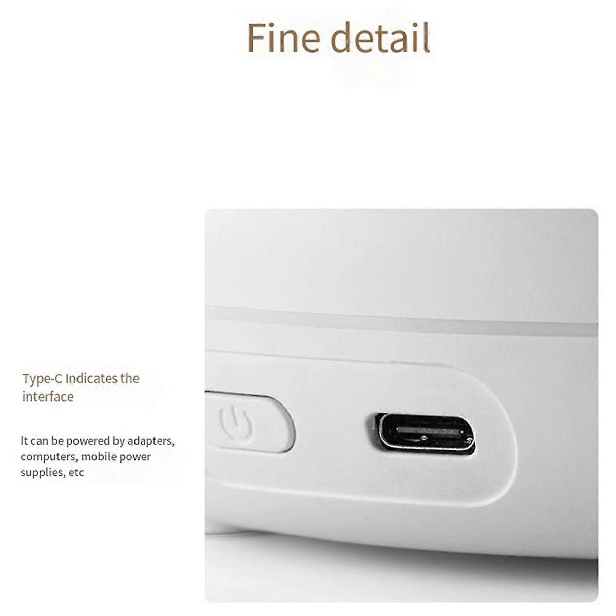 Colorful Flame Aromatherapy Desktop Air Home Diffuser Machine,Black