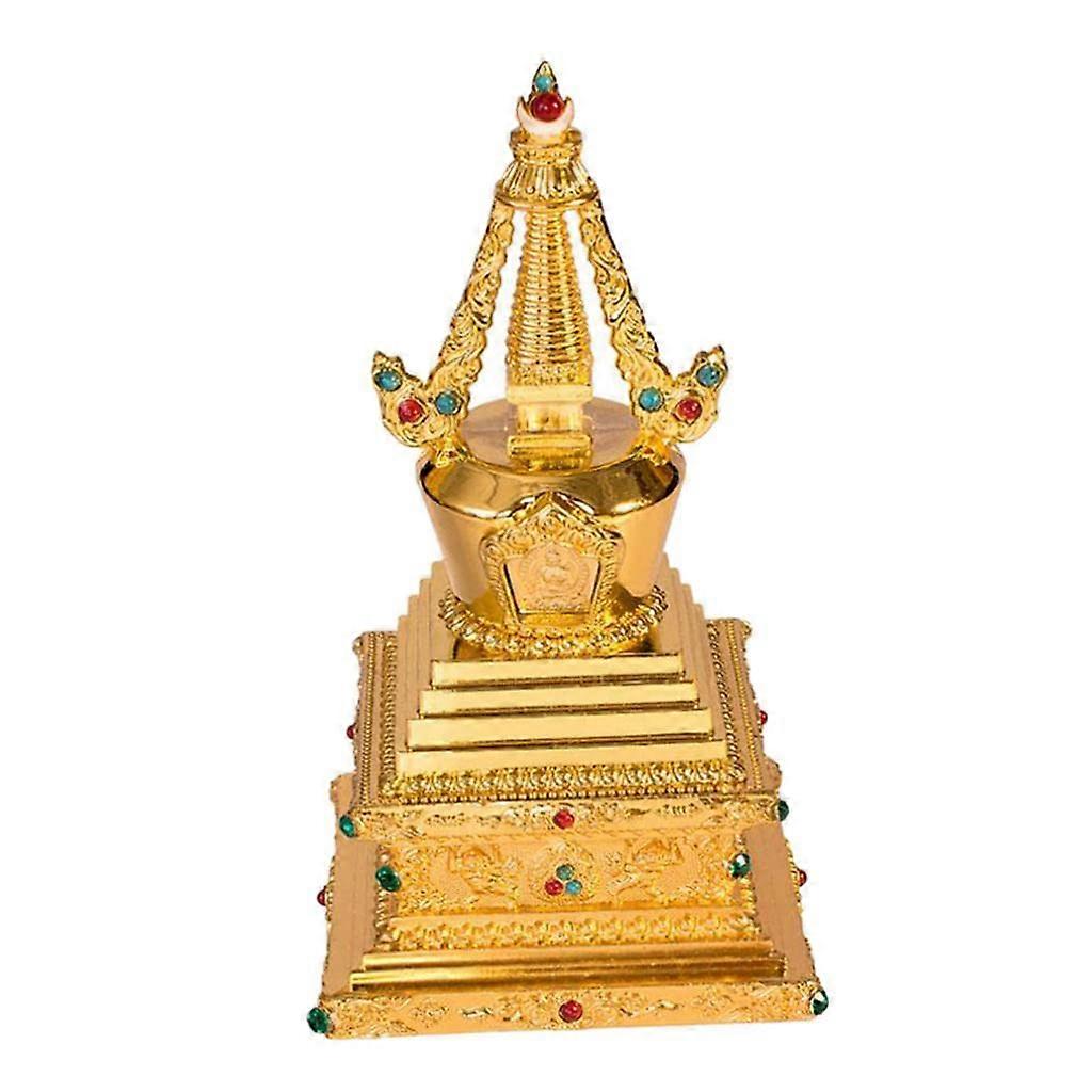 Buddha Stupa Pagoda Statue For Home Decor And Meditation Practice, Size Options, Material, Style, Color