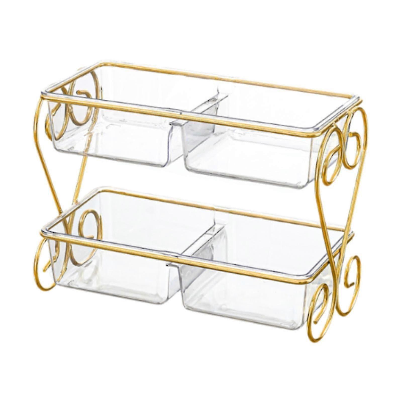 Serving Rack Multipurpose Dustproof Divided for Makeup Brush Face Brush Clip