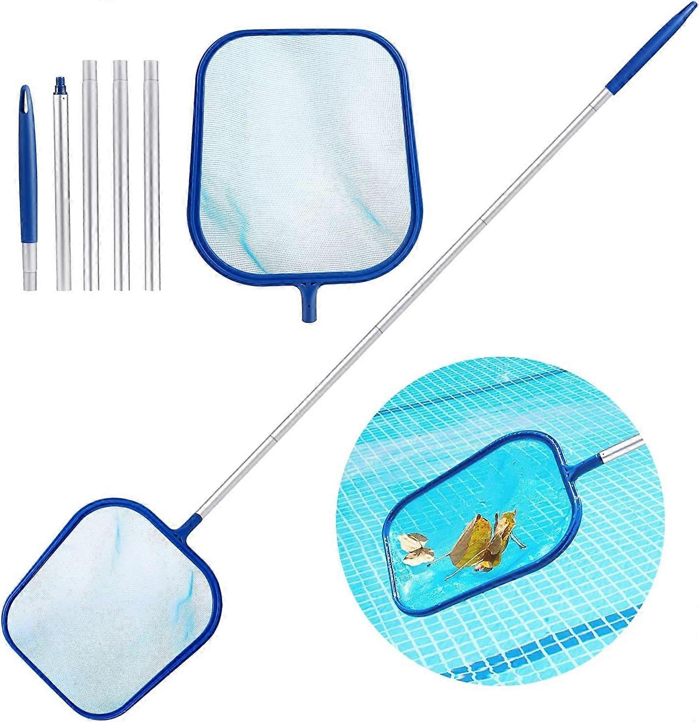 Pool Leaf Skimmer, δίχτυ πισίνας με δίχτυ πισίνας 47" 5 τμημάτων για καθαρισμό πισίνας, λίμνης κήπου, υδρομασάζ και σπα