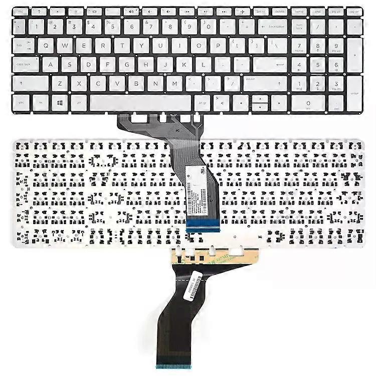 Backlit Keyboard for HP 15m-DR / 15m-DS-Silver US Version Silver