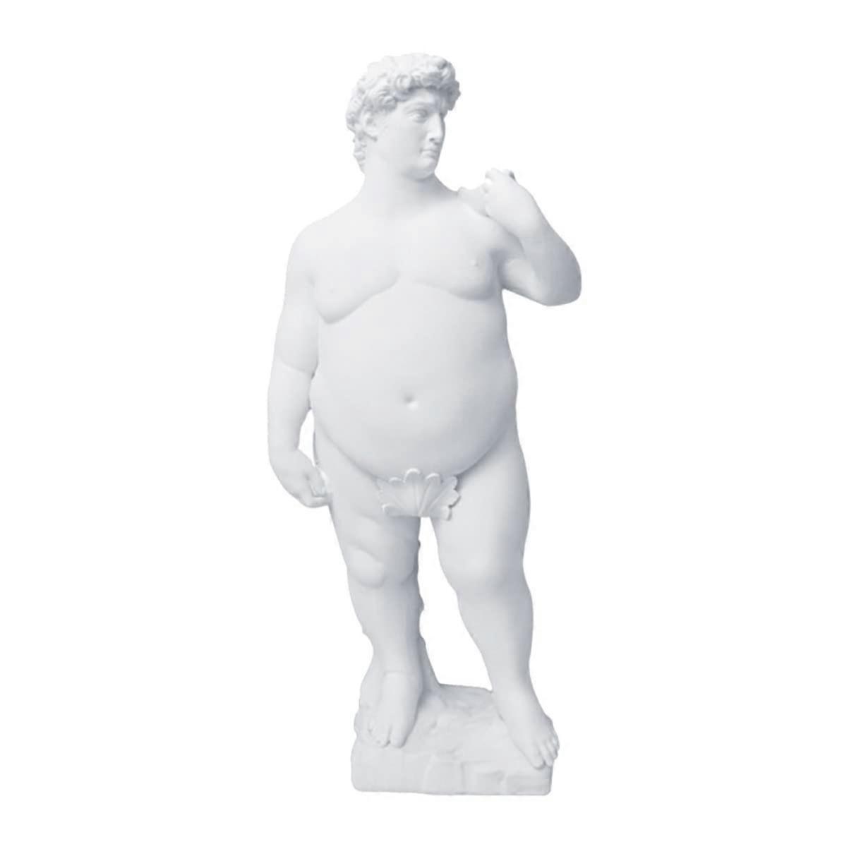 Fat David Statue for Bookshelf Desktop Decoration
