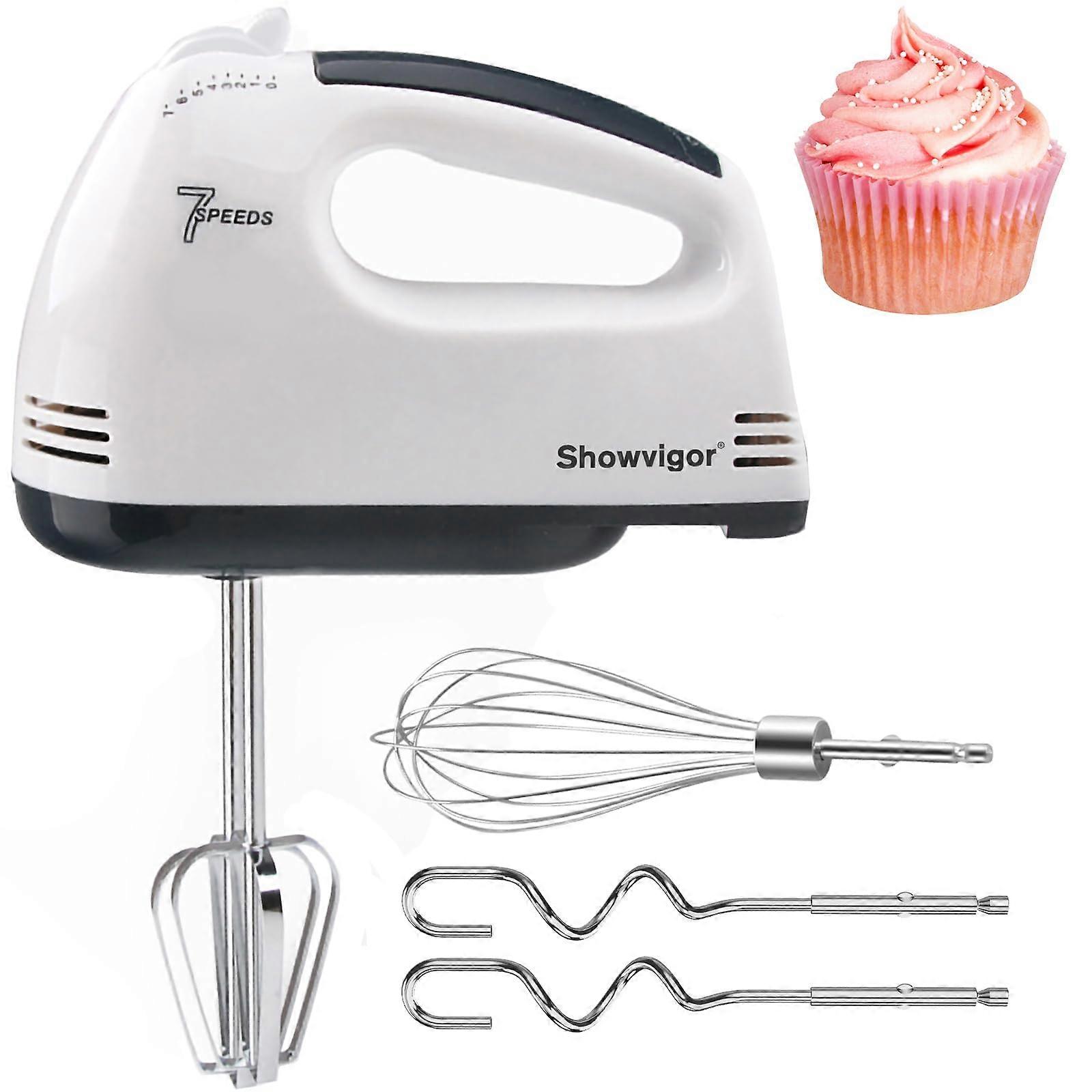 Electric Handheld Hand Mixer for Cooking and Baking, 5-Speed, Ergonomic Design, Easy to Clean, Lightweight