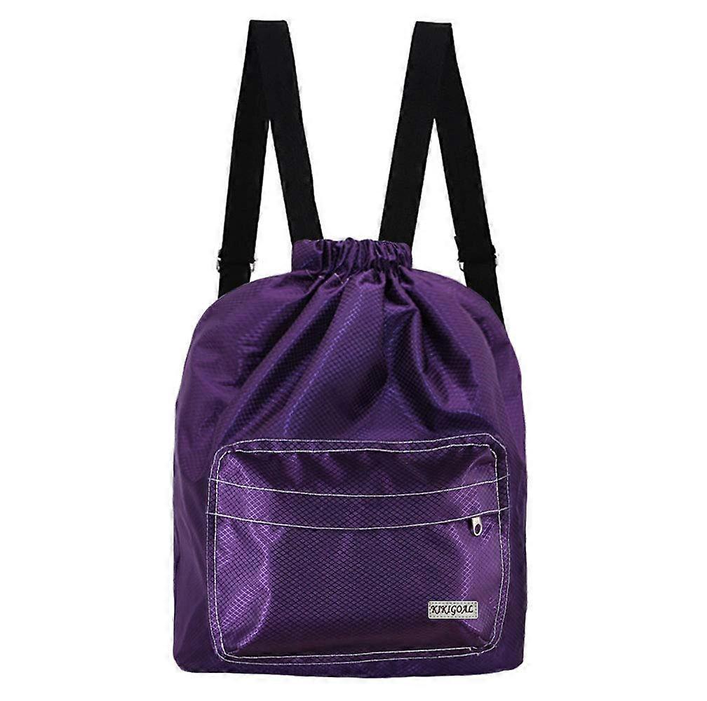 Dried Wet Separated Swimming Bag Portable Waterproof Drawstring Backpack for Pool Beach Sports Gear