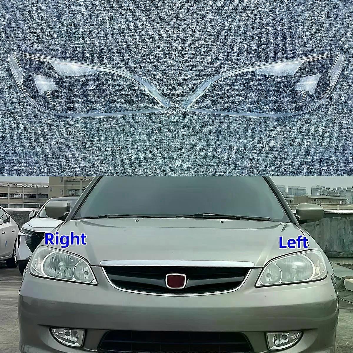 High qualityFor Honda Civic 2003 2004 2005 Headlamp Lens Cover Headlight Lamp Shell Transparent Glass Light Shade Replace Original Lampshade