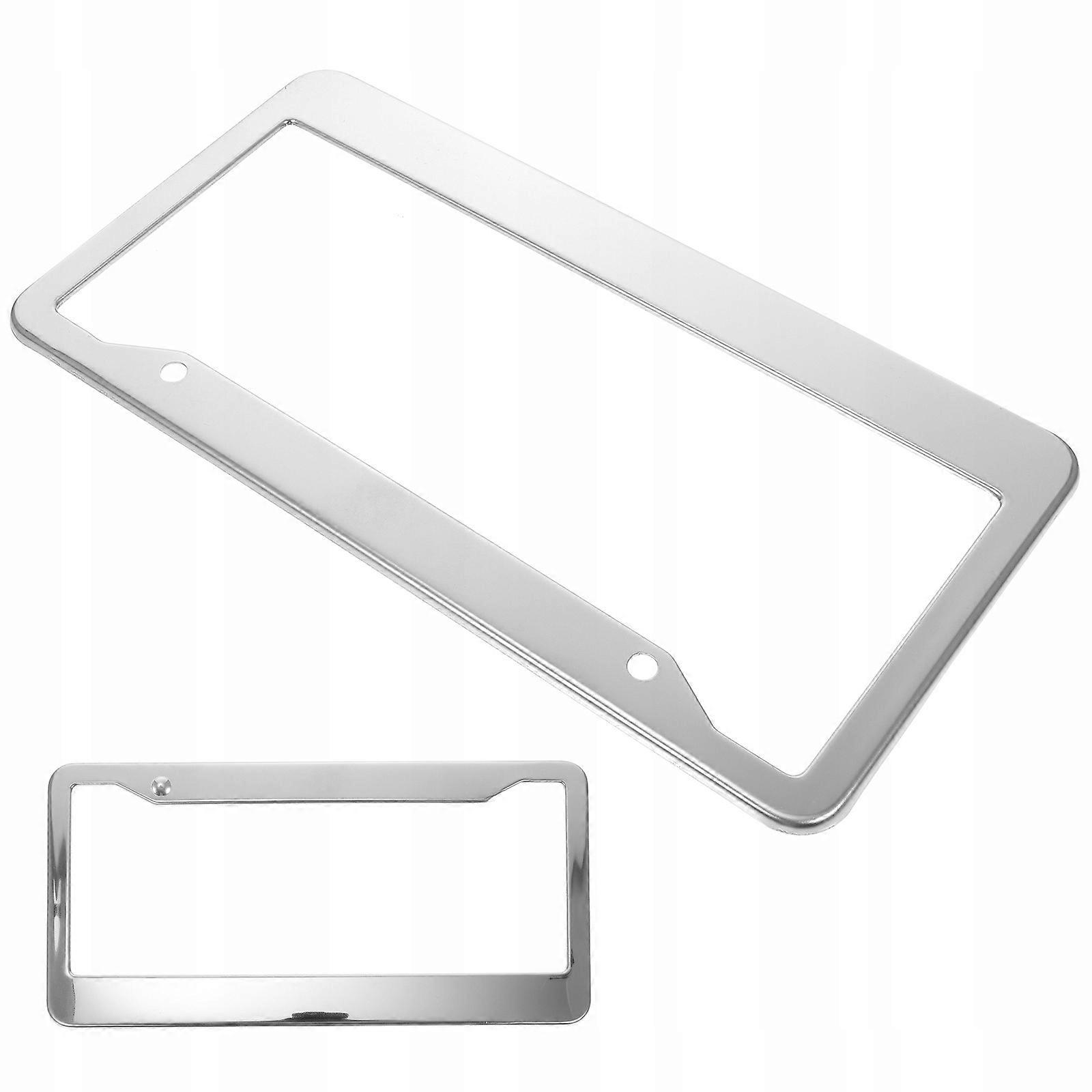Regular Car License Frame Black Frames Man