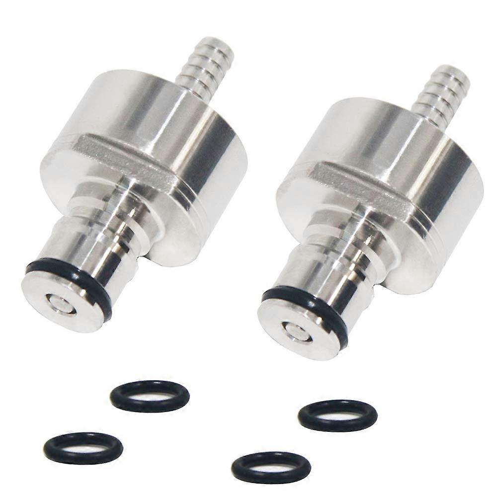 PET Bottles Beer Carbonation Cap 2 PCS - Counter Pressure Bottle Filler with 5/16" Barb for Soda and Brewed Beer