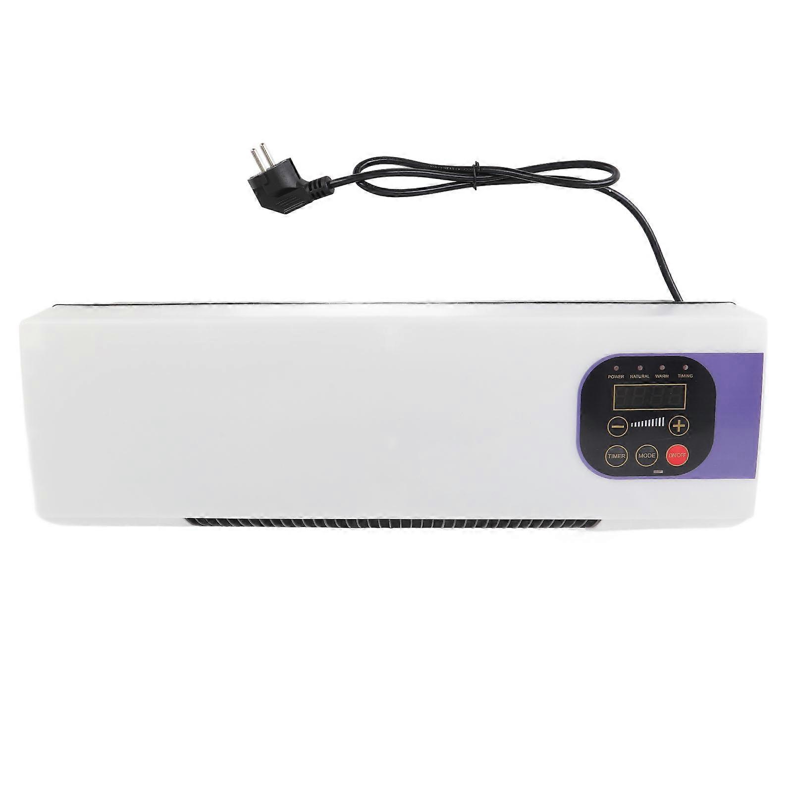 for Indoor Use PTC Heating 3 Speed Level Smart Timer Remote Control Low Noise Electric Wall Space Heater