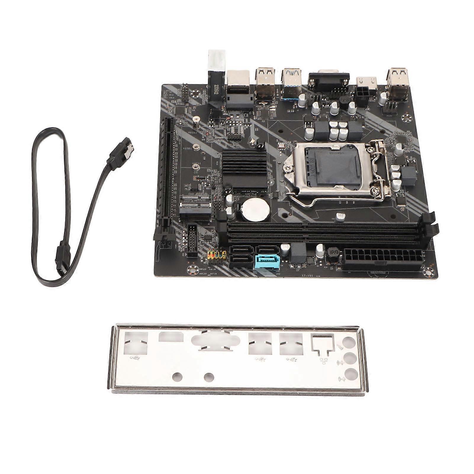 Double Channel PCIe X16 SATA3.0 DDR3 4 USB2.0 2 USB3.0 3 Phase Power LGA 1155 Motherboard for Computer PC
