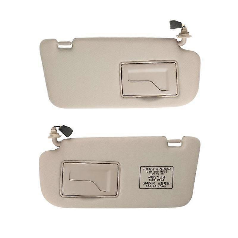 RH Side Car Sun Visor Sunshade Mirror 85202-2G010J7 for Magentis 2006-2010 Beige 852022G010J7